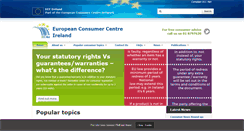 Desktop Screenshot of eccireland.ie