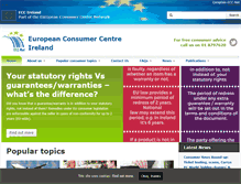 Tablet Screenshot of eccireland.ie